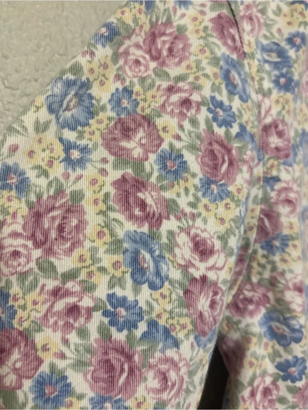 Vintage Season Ticket Petite Floral Chore Jacket Small Cottagecore Made USA